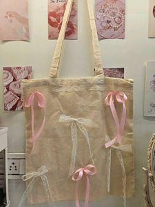 Ribbon Tote Bag ౨ৎ
