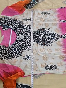 dubai bought Lawn cotton with same print dupatt