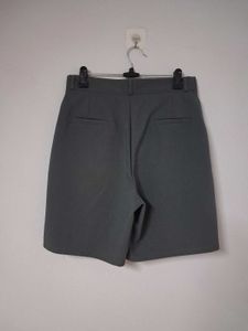 Grey Tailored Shorts