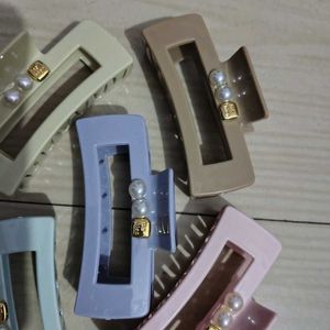 Chunky Y2K Hair Claw Clips Set