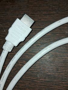 White HDMI Cable