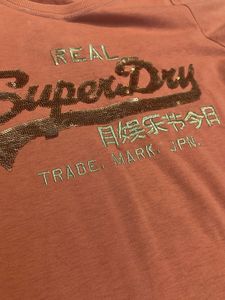 Superdry Sequin Logo T-Shirt