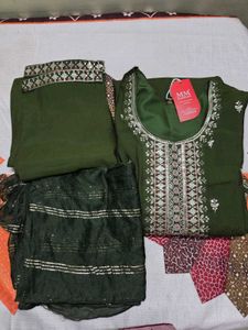 New Elegant Embroidered Kurta Set with Dupatta
