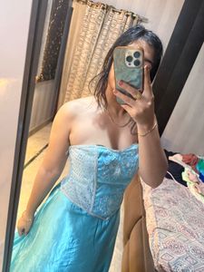 Stunning Blue Embellished Gown🦋🎀
