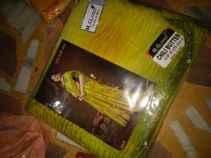 R.G. Sarees - Chili Butter Saree