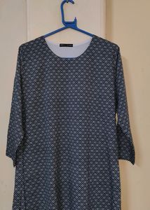 A-line Dress With Belts Attached