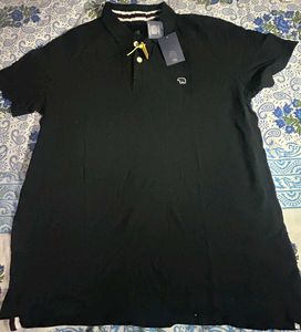 The Bear House Black Polo T-Shirt XXL