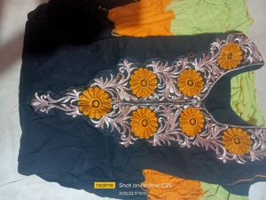 Cotton Black Gown