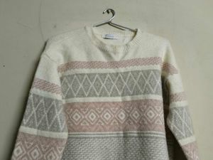 Patterned Knit Sweater