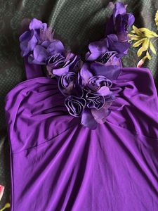 Purple Party Dress- High Low