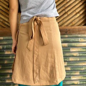 Tan Mini Skirt