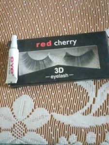 Red Cherry 3D False Eyelashes with Glue