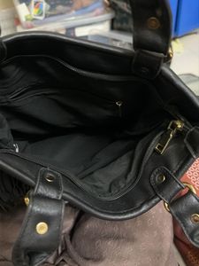 Chic Black Fringed Handbag