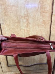 Faux Leather Tote Bag