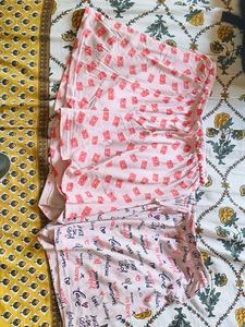 Cute Pink Pajama Shorts Set