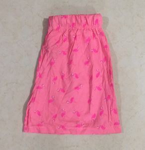 Women’s Flamingo Cotton Pyjama Shorts Neon Pink