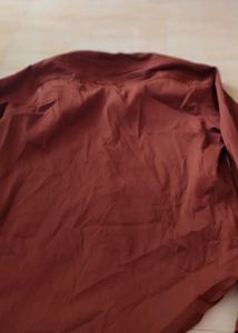 brown Womens Zara shirt