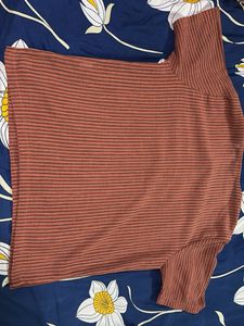 Striped Henley T-Shirt with Pocket