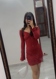 Chic Off-Shoulder Ruched Mini Dress