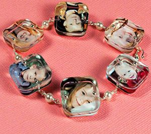 Personalized Photo Charm Bracelet