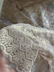 Embroidered Sheer Fabric for blouse