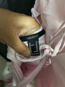 Light Pink Ruffled Mini Dress