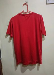 Men's Red Short Sleeve T-Shirt