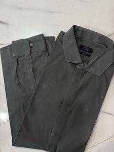 WES Men's Solid Shirt