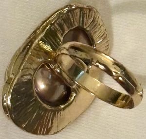 Adjustable Unique Statement Ring