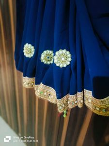 Women And Girls Nevi Blue Saree