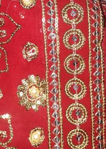 Brand New Red Colour Saree