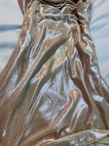 Shimmering  Gold Mini Dress