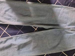 Light Wash Wide Leg Denim Jeans