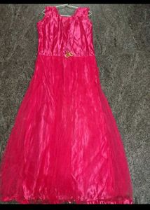 Pink Embellisheh ethnic gawn