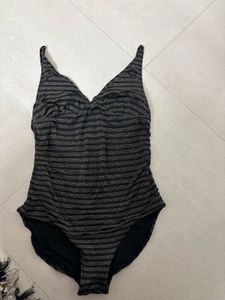 Striped One-Piece Swimsuit