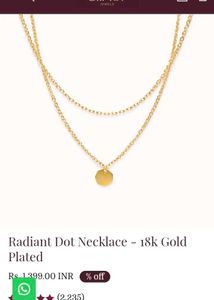 Elinor Jewels Dot Necklace