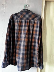 Mufti Denim Plaid Shirt