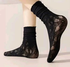 Summer lace ruffle socks