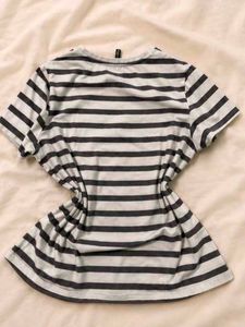 Striped aesthetic y2k oversized T-Shirt