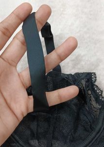 Black Lace Bra 34D