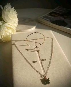 Combo Of Neck Chain Pendant/Ring& Pretty Bracelet