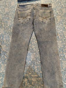 Men's Acid Wash Denim Jeans