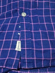 Men's Blue &amp; Pink Checkered Shirt