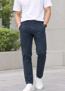 Men's Navy Casual Chinos