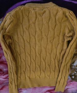 Stylish Brown Knit Pullover