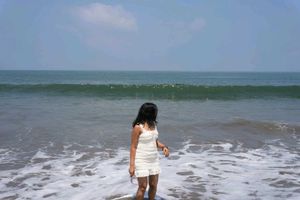 White midi Dress for beach wear
