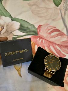 Joker &amp; Witch Rose Gold Watch