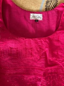 Vibrant Pink Midi dress