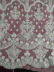 Pakistani beads work suit