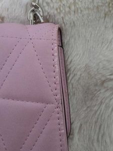 Fastrack Chic Quilted Pink Handbag